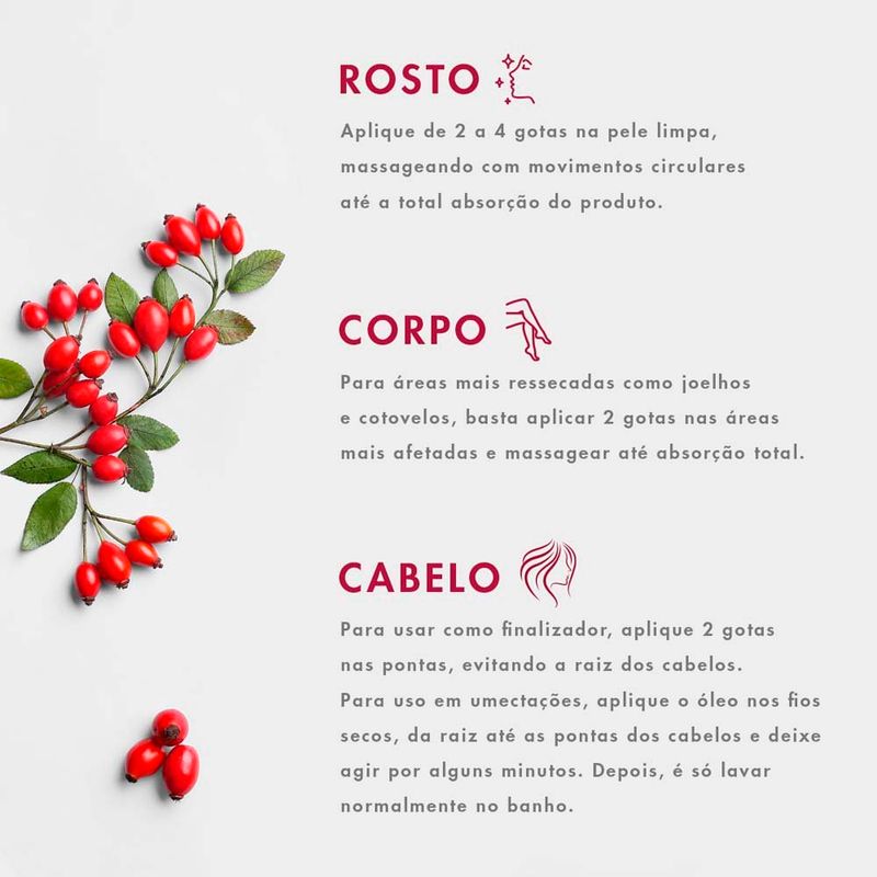 óleo de rosa mosqueta musquée 50ml