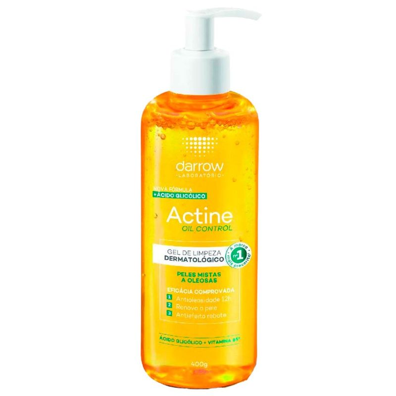 gel de limpeza facial darrow actine oil control 400g