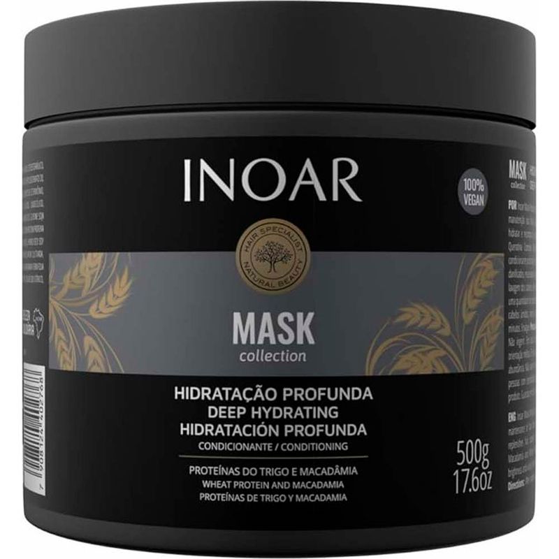 máscara de hidratação profunda inoar mask 500g