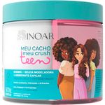 duomix inoar geleia modeladora e hidratante capilar meu cacho meu crush teen 500g