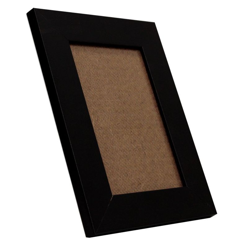 porta-retrato preto liso foto nascimento 10x15cm (mp)