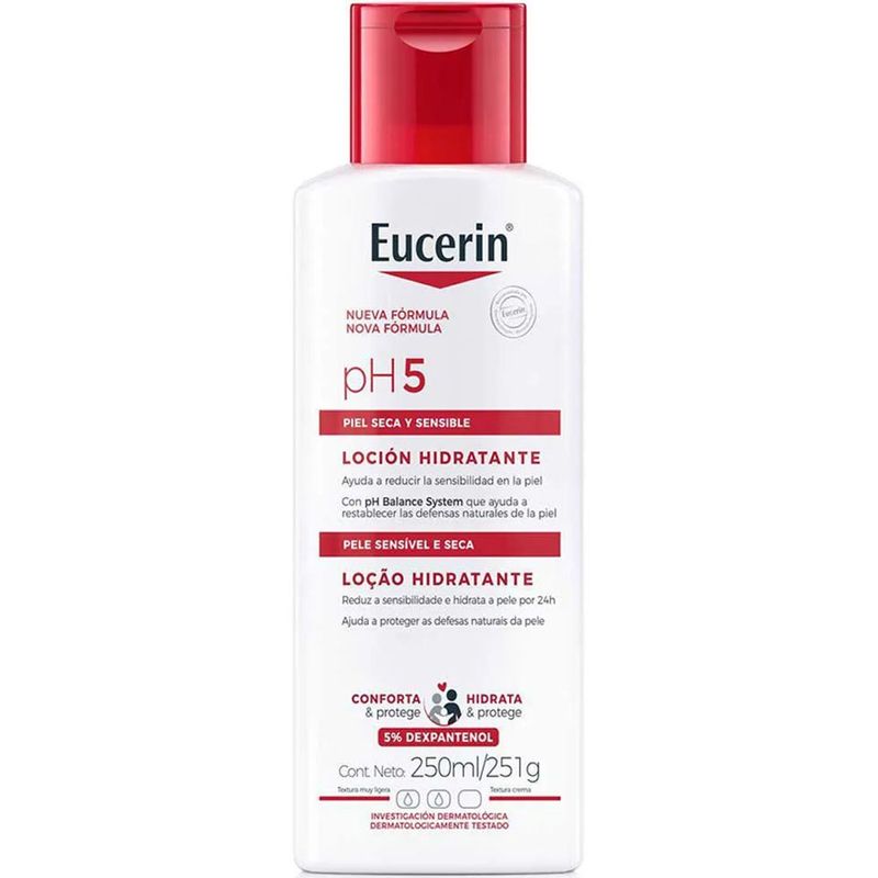 loção hidratante eucerin ph5 250ml