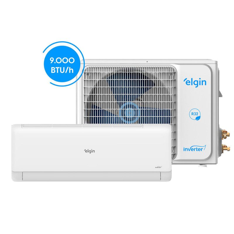 ar-condicionado split 9.000 btus parede elgin eco inverter ii 220v r-32 (mp)