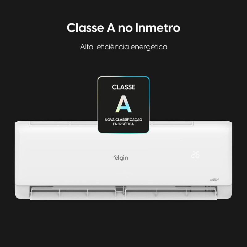 ar-condicionado split 9.000 btus parede elgin eco inverter ii 220v r-32 (mp)