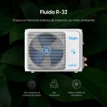 ar-condicionado split 9.000 btus parede elgin eco inverter ii 220v r-32 (mp)