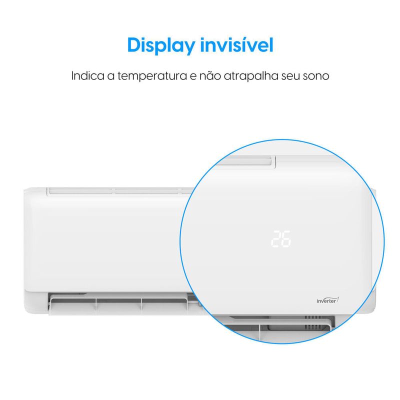 ar-condicionado split 9.000 btus parede elgin eco inverter ii 220v r-32 (mp)