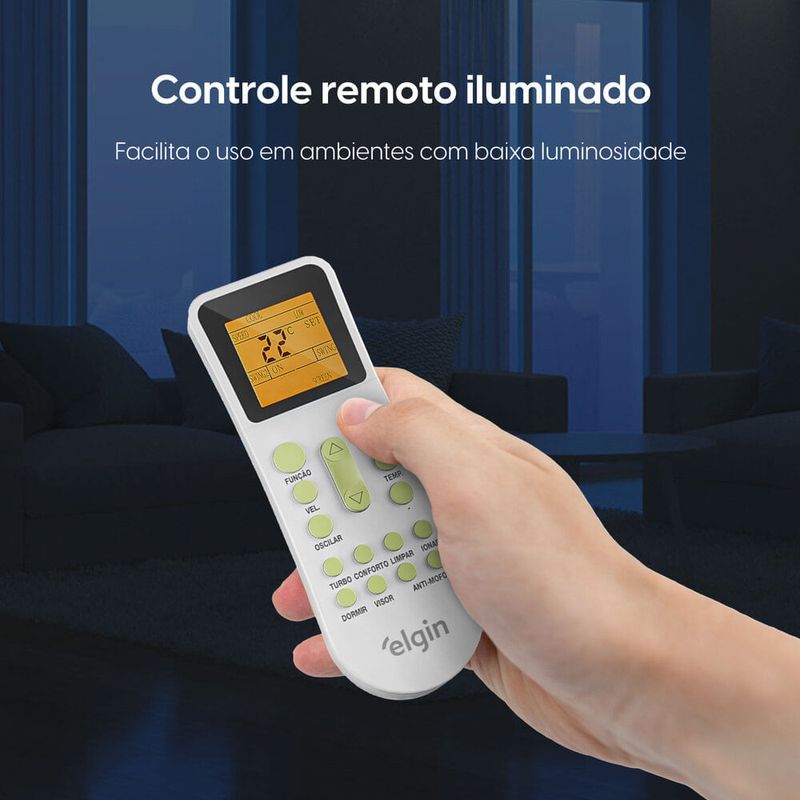 ar-condicionado split 9.000 btus parede elgin eco inverter ii 220v r-32 (mp)