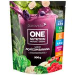 one nutrition puravida açaí com banana 900g
