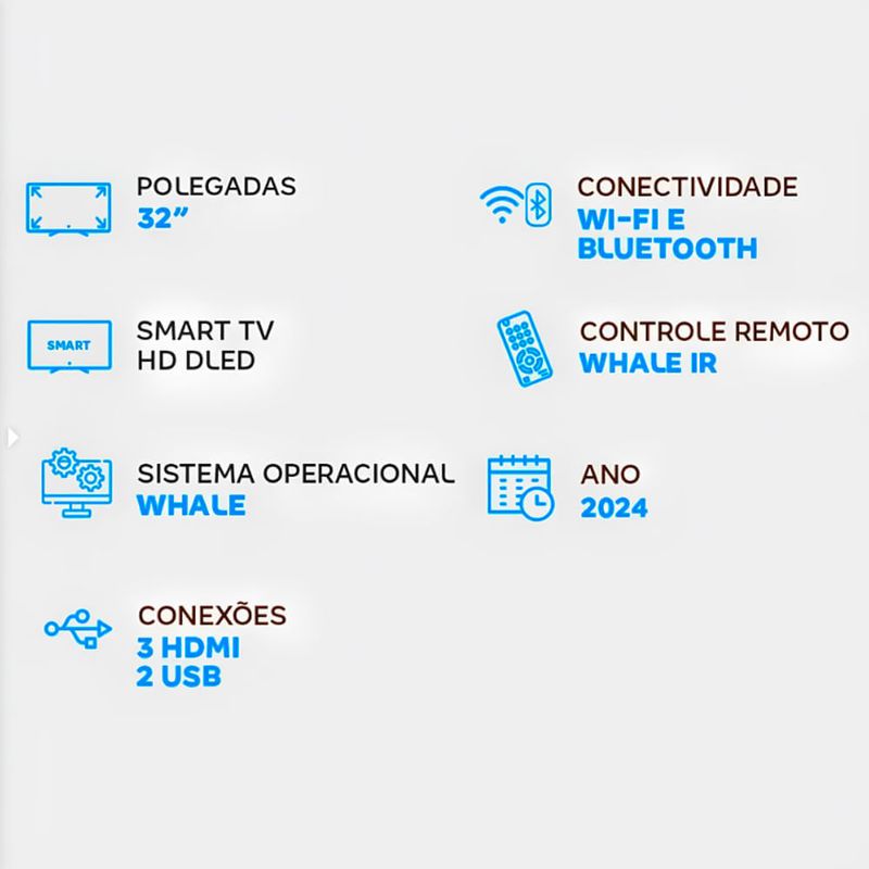 smart tv hd 32" efl dled bivolt 32s800hd (mp)