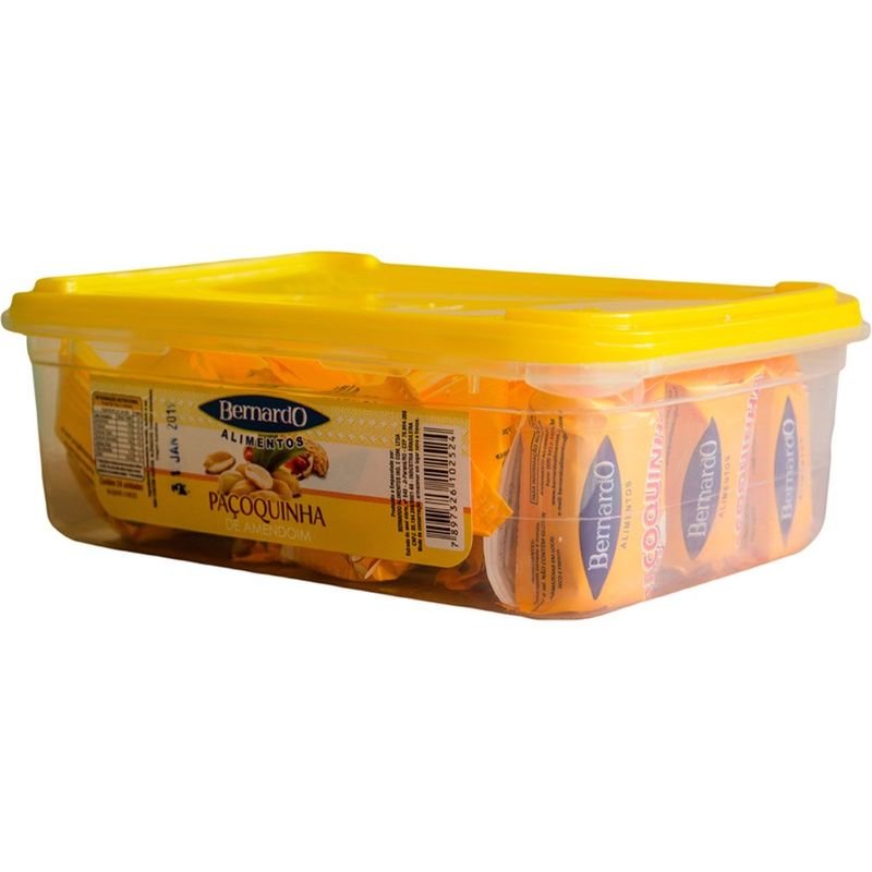 paçoca rolha pote multiuso bernardo 360g