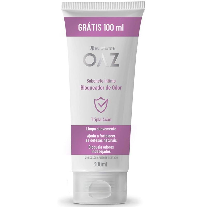 sabonete intimo odor block eurofarma oaz 300ml