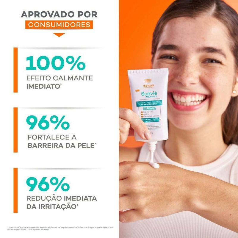hidratante facial darrow suavié aquasensi 40g