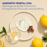 sabonete em barra nivea nutrição da natureza manteiga de karité & lima da pérsia 80g 6 unidades