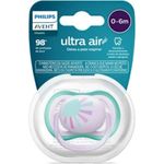 chupeta avent ultra air 0-6 meses sun rosa