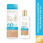 protetor solar facial l'oréal paris solar expertise the invisible fps60 cor 3.0 40ml