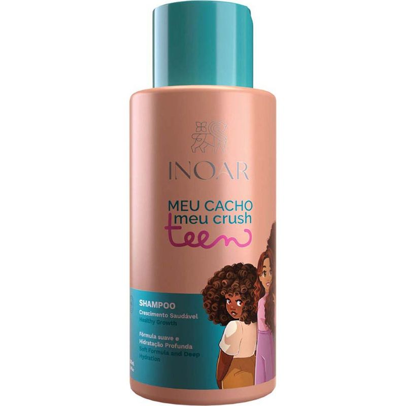 shampoo inoar meu cachos meu crush teen 500ml