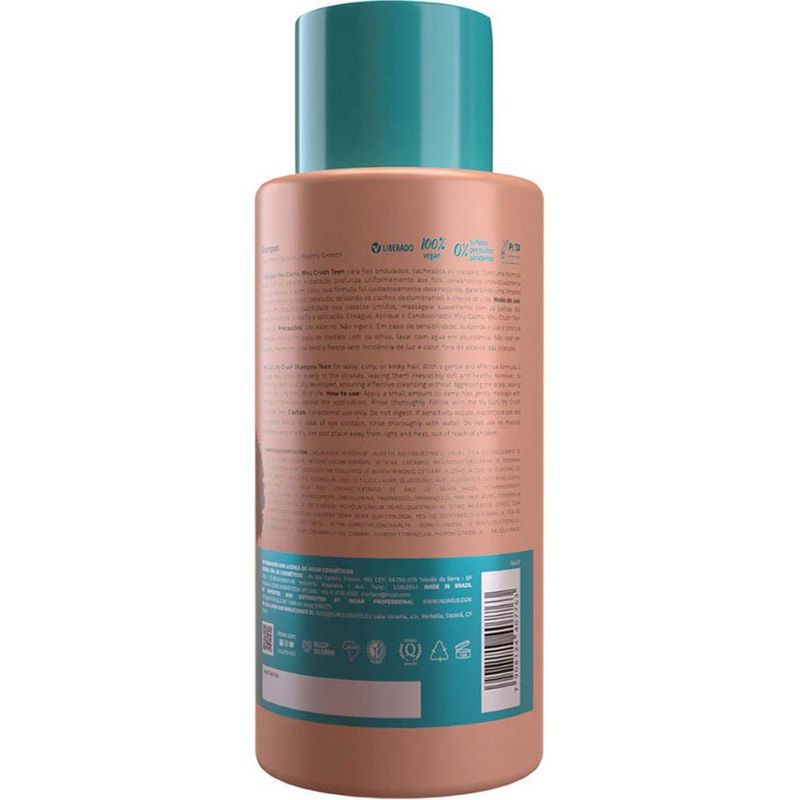 shampoo inoar meu cachos meu crush teen 500ml