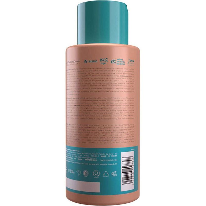 creme para pentear inoar meu cachos meu crush teen 500ml