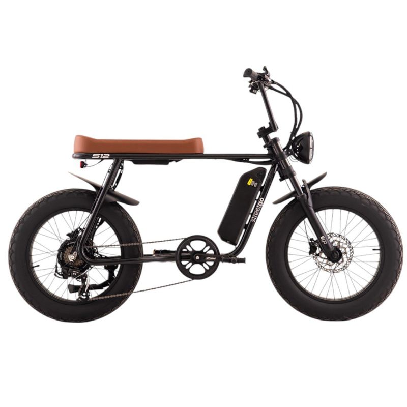 bicicleta elétrica streetgo aro 20 s12 750wh bike preto (mp)