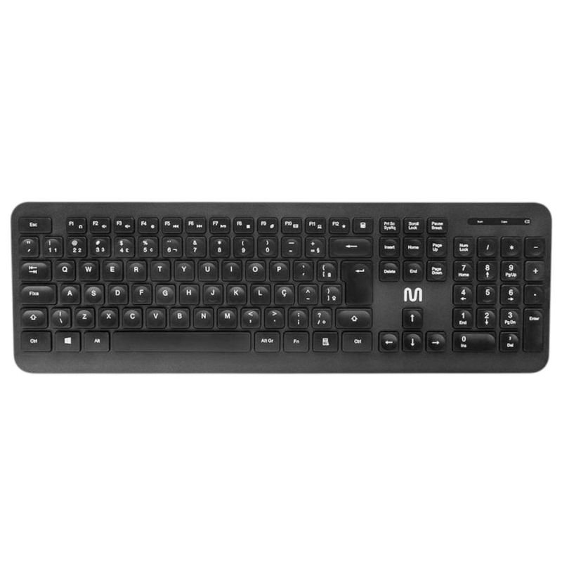 teclado sem fio multilaser ts200 concavo tc297 (mp)