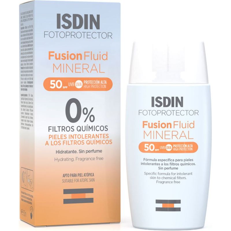 protetor solar facial isdin fusion fluid fps50 50ml