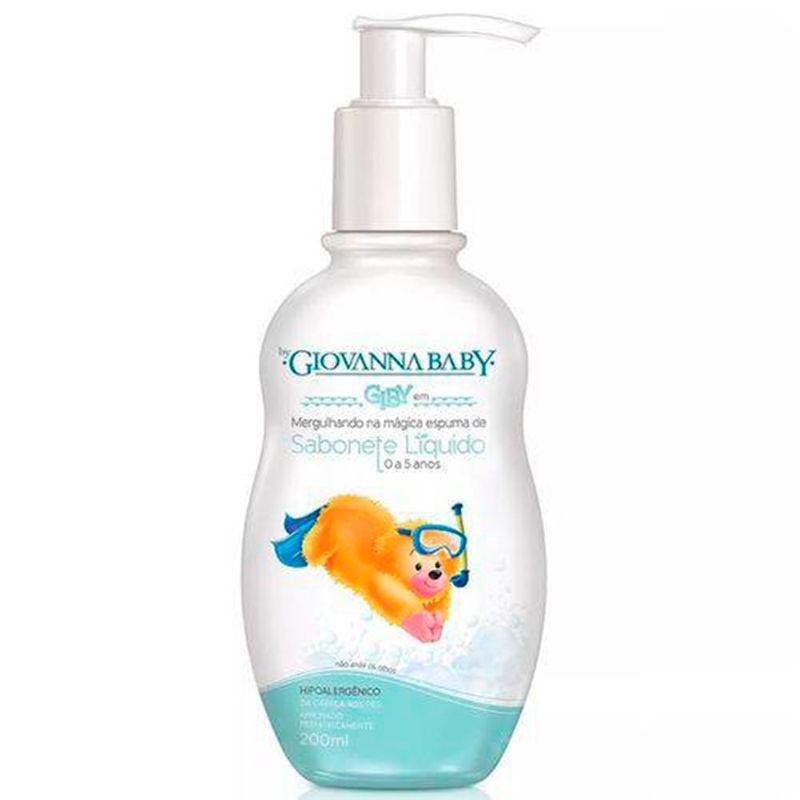 sabonete líquido hidratante giovanna baby giby 200ml