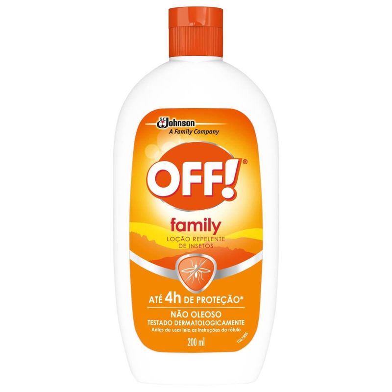 repelente off family loção 200ml