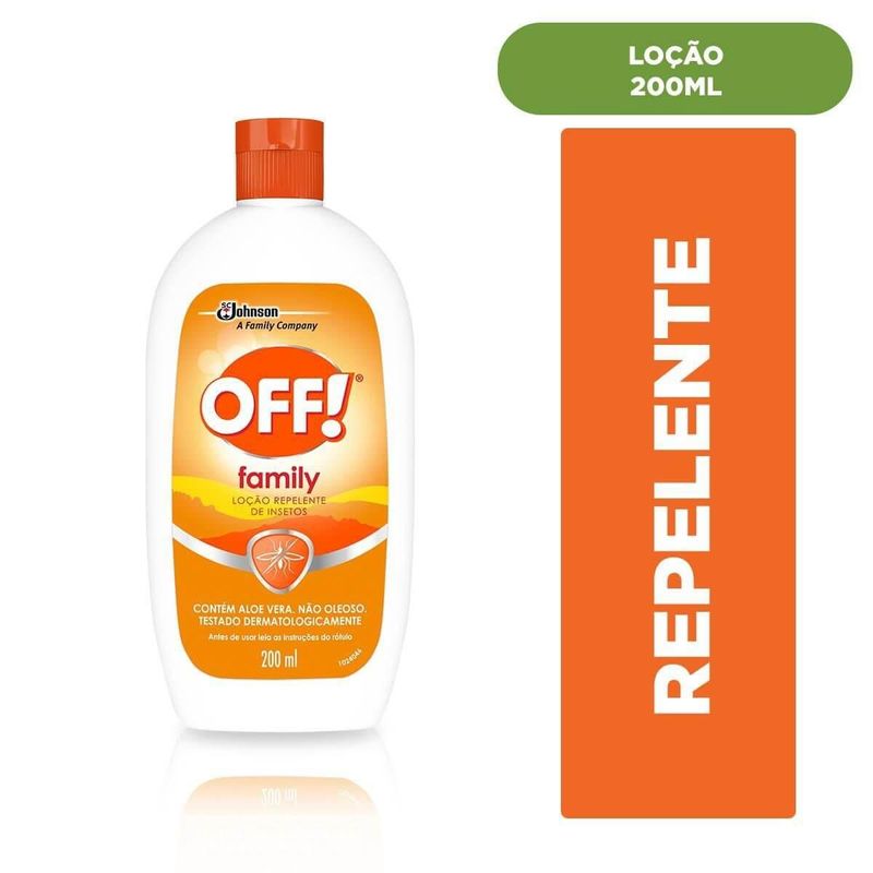 repelente off family loção 200ml