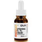 vitamina d3 400ui + k2 dux nutrition limão 20ml