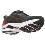 tênis de corrida masculino n° 41 mizuno wave vitality 7 preto solar (mp)