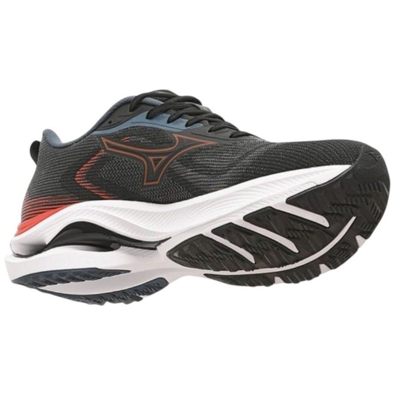 tênis de corrida masculino n° 41 mizuno wave vitality 7 preto solar (mp)