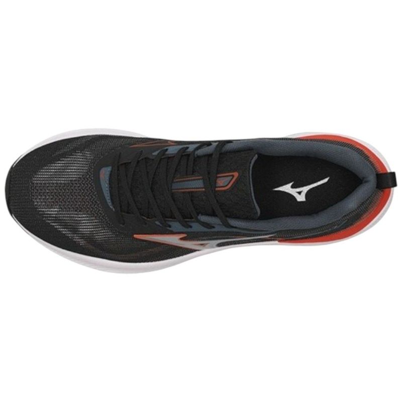tênis de corrida masculino n° 41 mizuno wave vitality 7 preto solar (mp)