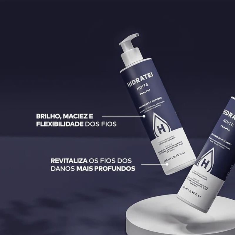 creme capilar hidratei noite tratamento noturno 250ml