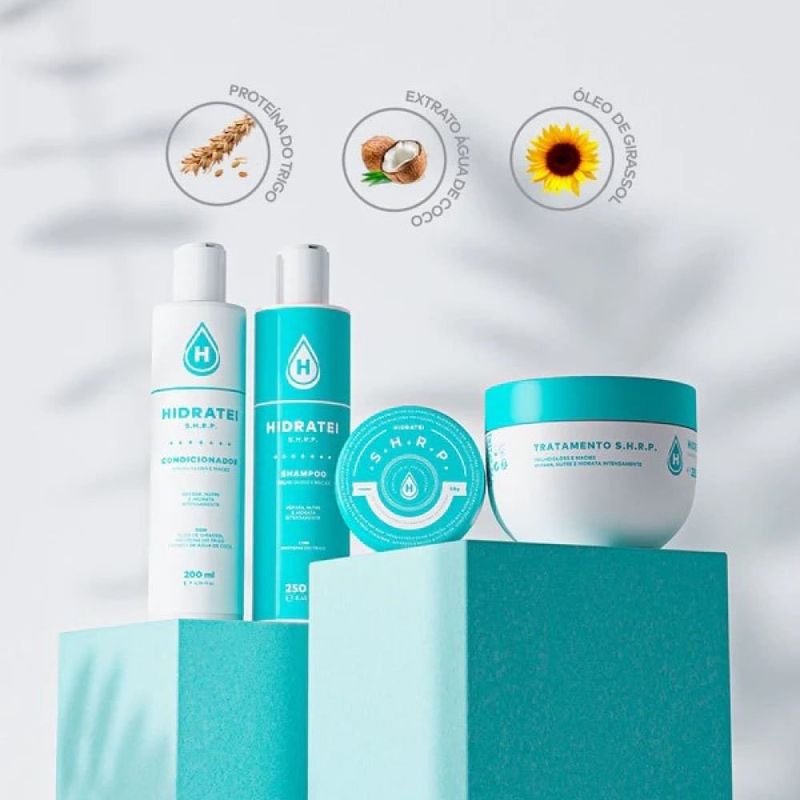 máscara tratamento capilar hidratei shrp 250g