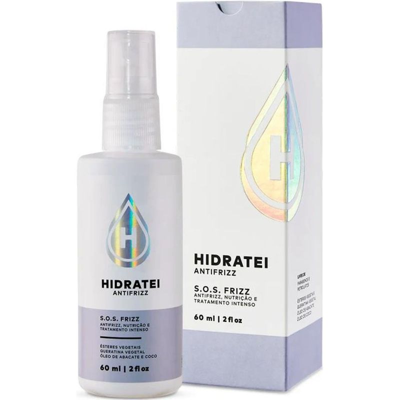 máscara capilar líquida hidratei sos antifrizz 60ml