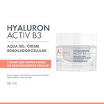 aqua gel-creme renovador celular anti-idade avène hyaluron activ b3 50ml