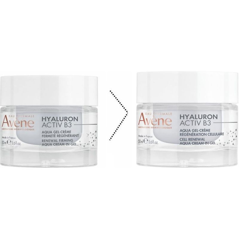aqua gel-creme renovador celular anti-idade avène hyaluron activ b3 50ml