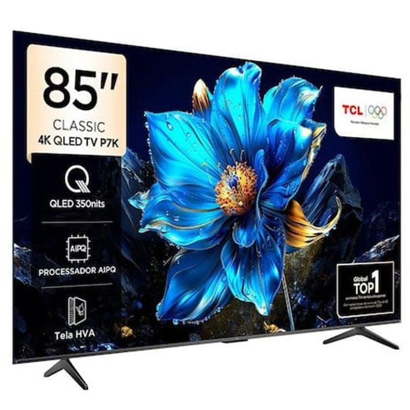 smart tv 85" 4k qled uhd 85p7k