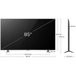 smart tv 85" 4k qled uhd 85p7k