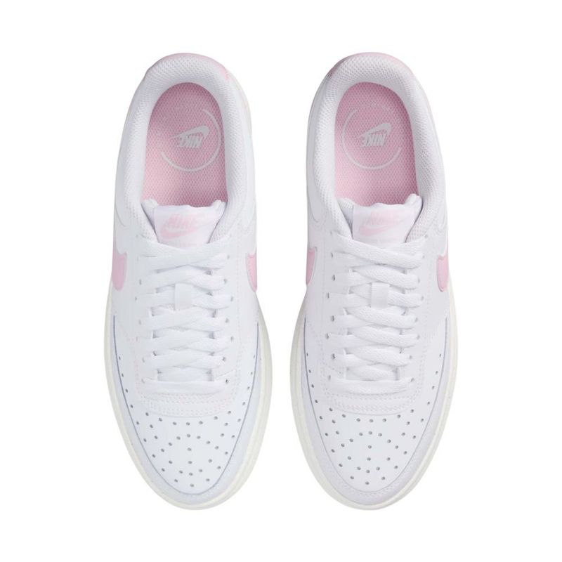 tênis casual feminino n°36 nike court vision alta rosa (mp)