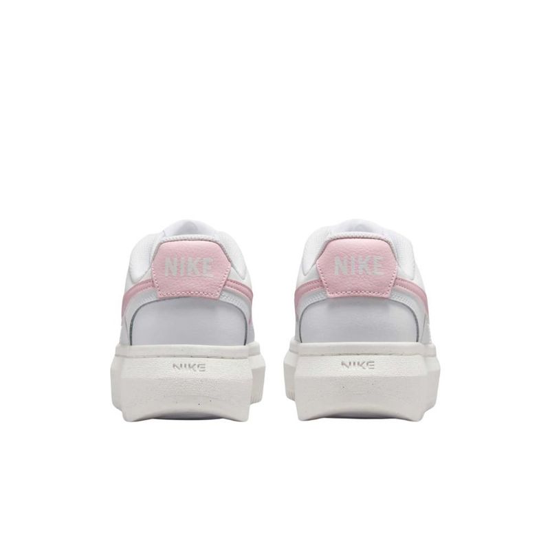 tênis casual feminino n°36 nike court vision alta rosa (mp)