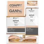 kit protetor solar episol color tom 2 claro fps 70