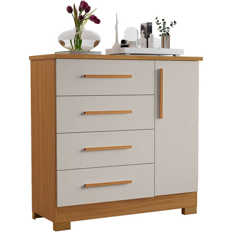 cômoda notável freijó e off white nt5185