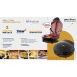 omeleteira britânia redstone 750w preto bom02p
