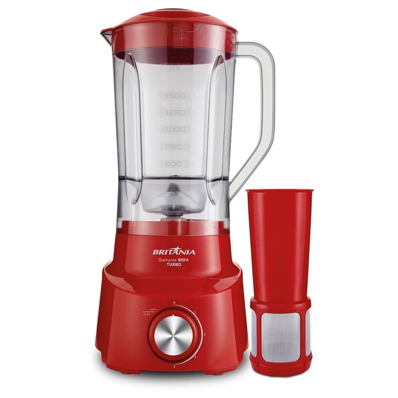 kit cozinha 2 em 1 britânia 1050w vermelho bkt78