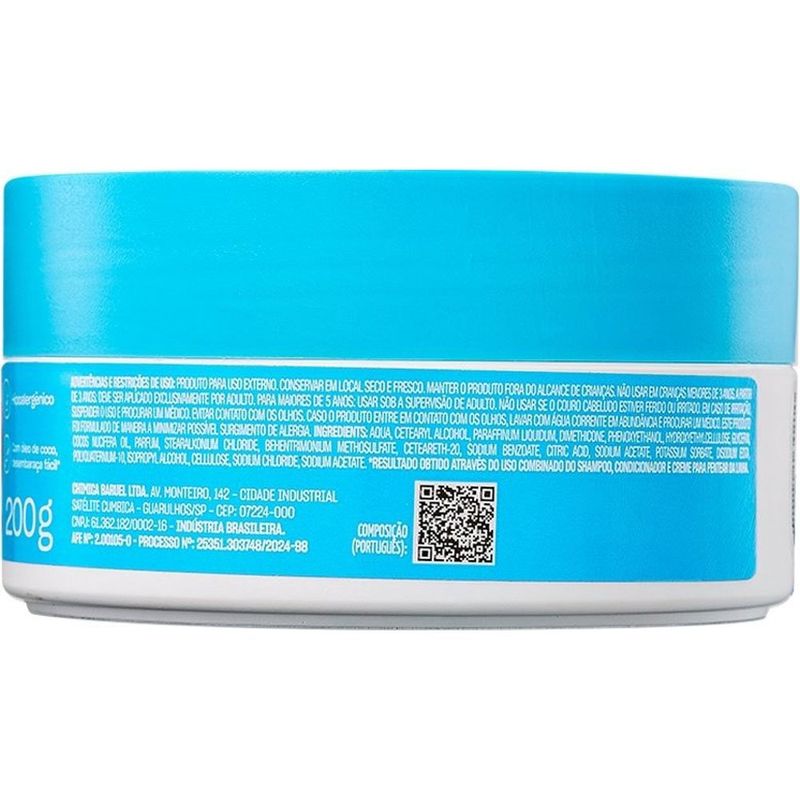creme para pentear baruel baby cabelos crespos 200ml