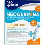 neogermina 4 bilhões 5 flaconetes de 5ml probiótico neo química
