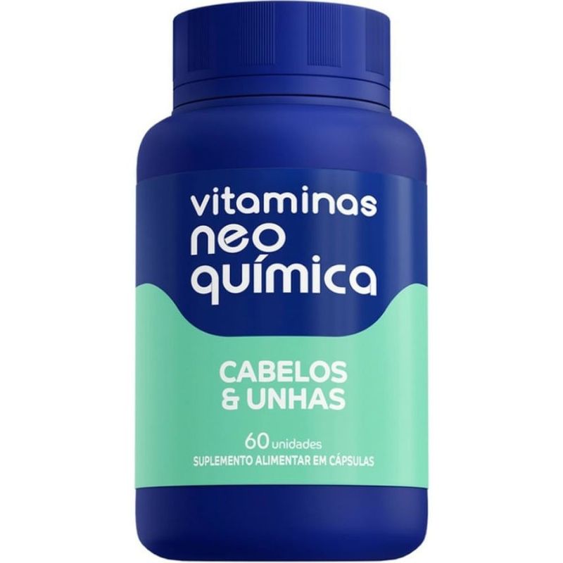 multivitamínico cabelos e unhas 60 cápsulas neo química