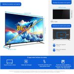 smart tv philips 86 polegadas 4k google tv 86pug7019/78