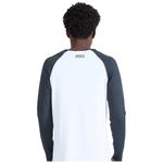 camisa masculina vasco braziline plaga manga longa proteção uv branco m (mp)
